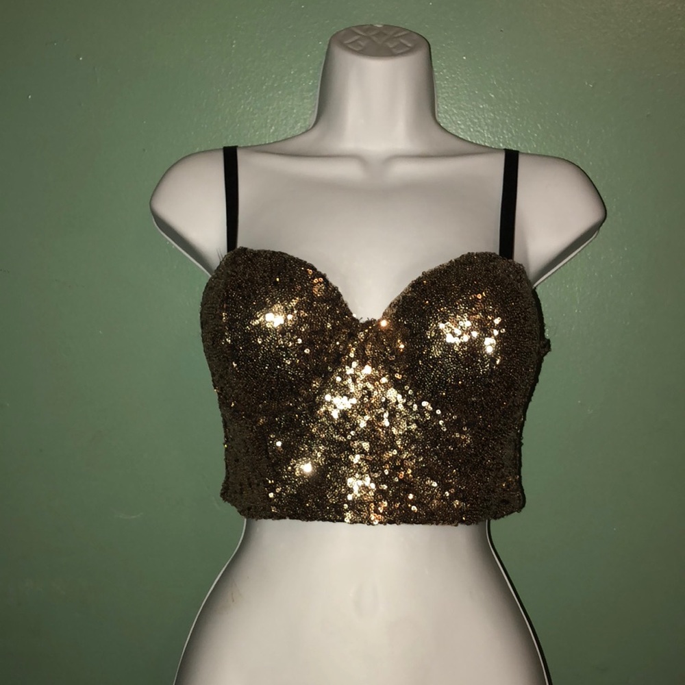 Gold Crop Top!